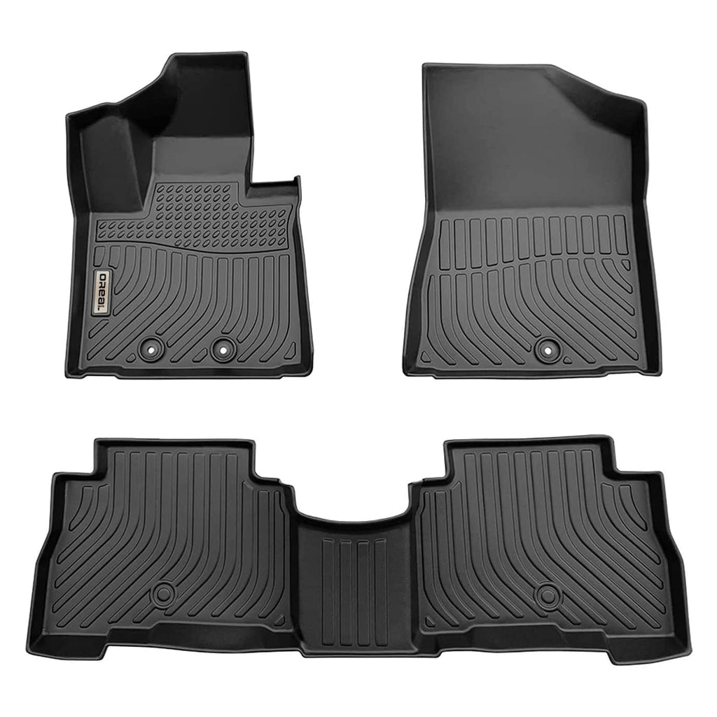 Kia Sorento 2014-2015 Black Floor Mats TPE