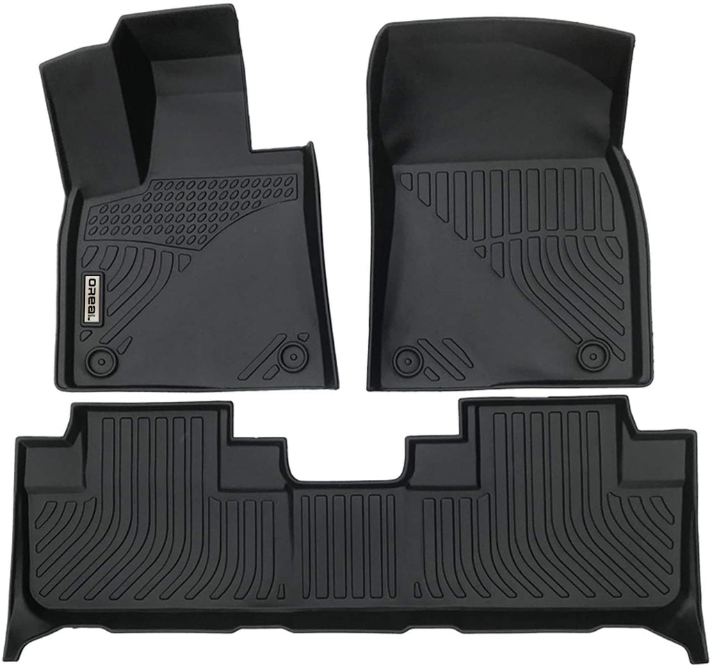 Lexus RX 2016-2021 / RXL 2018-2021 5 Seats Black Floor Mats TPE