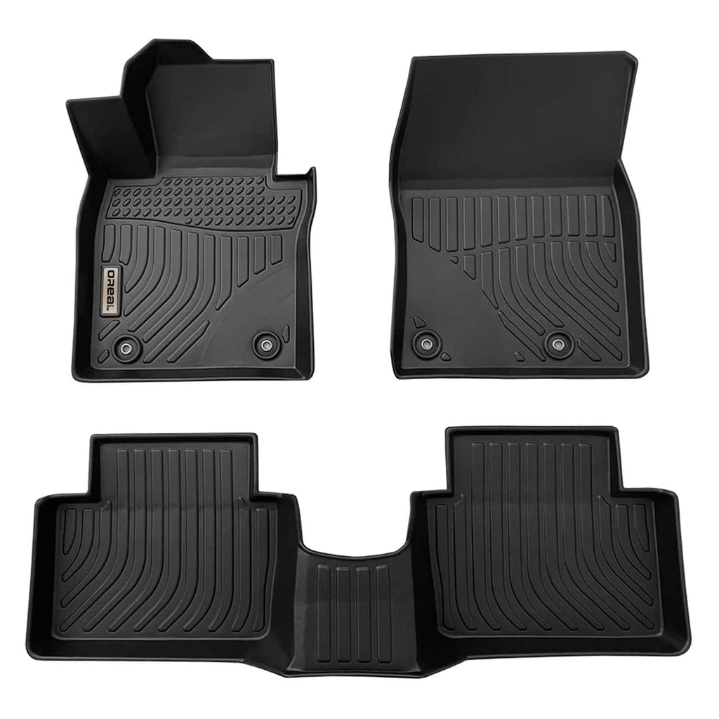 Mazda 3 FWD 2019-2024 Black Floor Mats TPE