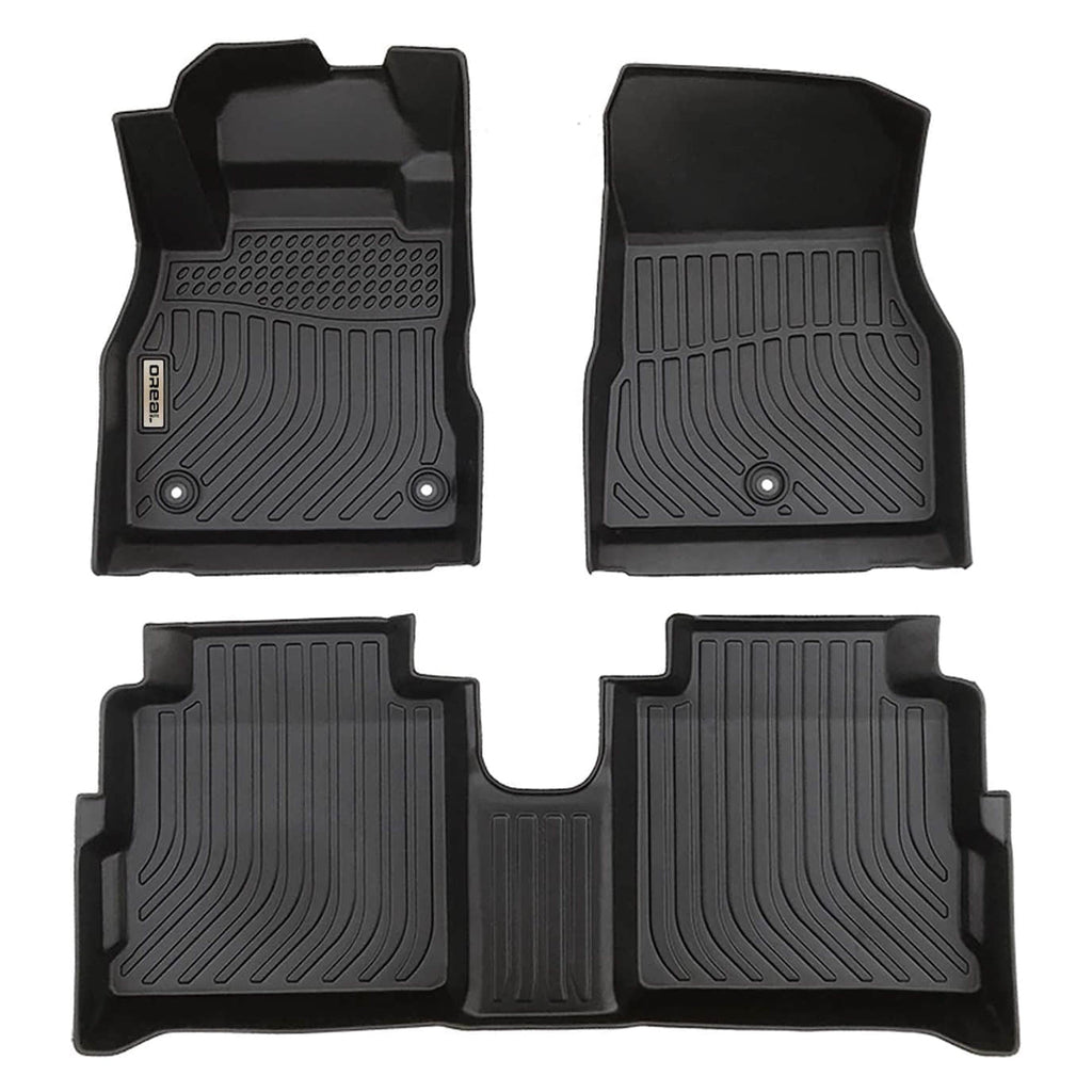 Nissan Kicks 2018-2024 Black Floor Mats TPE