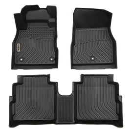 Nissan Kicks 2018-2024 Black Floor Mats TPE