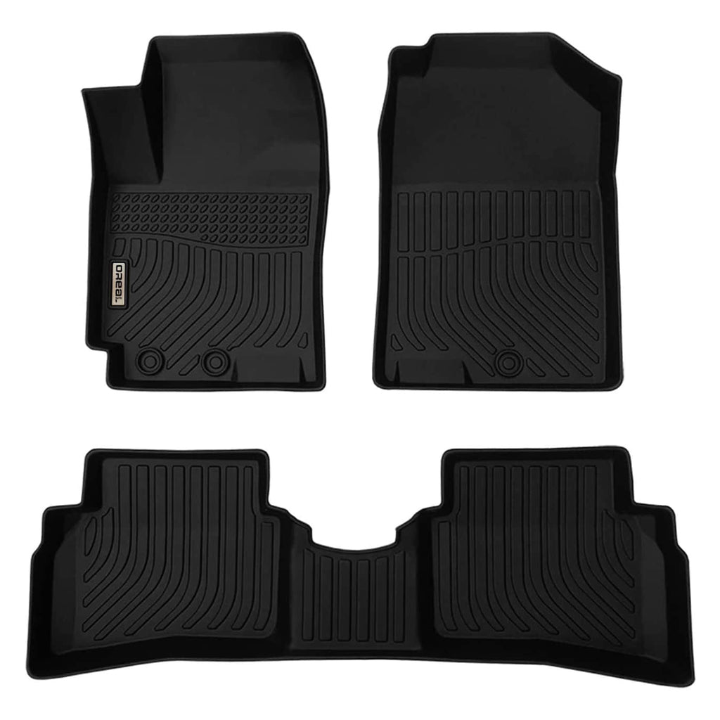 Kia Rio 2018-2023 Black Floor Mats TPE