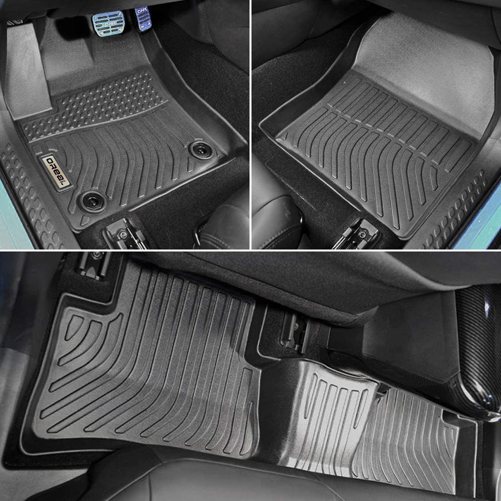 Toyota C-HR 2018-2023 Black Floor Mats TPE