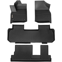 Load image into Gallery viewer, Chevrolet Chevy Traverse 2018-2024 (2nd Row Bench) Black Floor Mats TPE