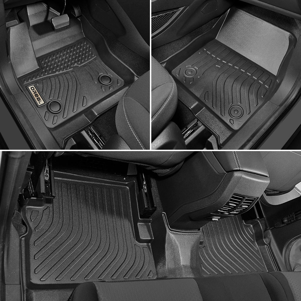 Ford Escape 2013-2019 Black Floor Mats TPE