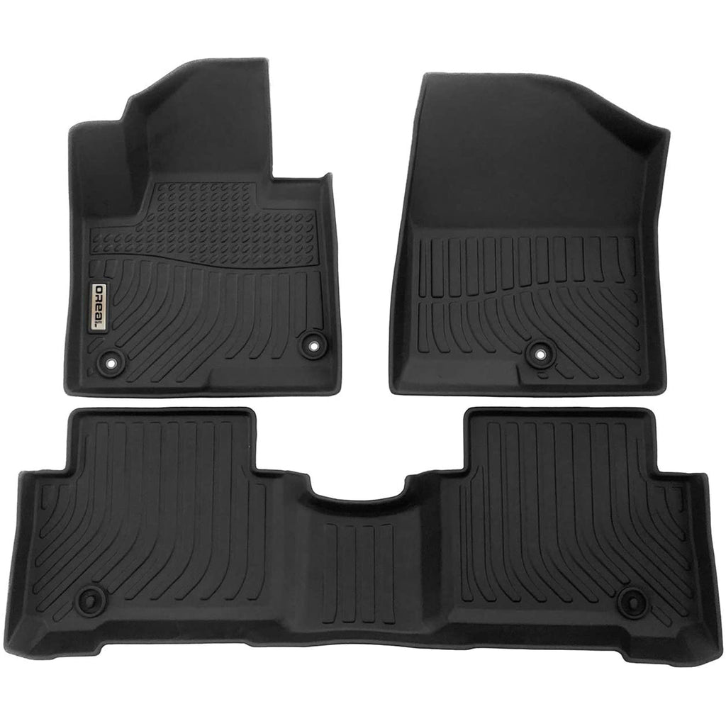 Hyundai Santa FE Sport 2013-2018 Black Floor Mats TPE